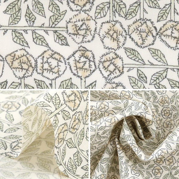 【数量5から】 生地 『LIBERTY リバティプリント タナローン スリーピングローズ 3630275-DE』 Liberty Japan リバティジャパン