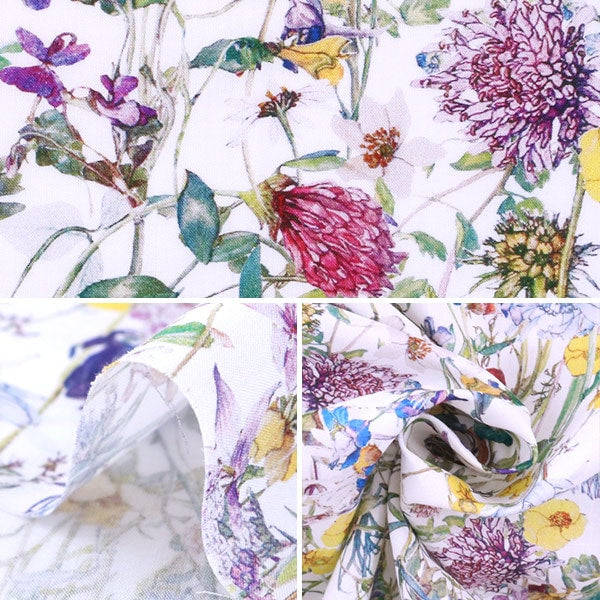 【数量5から】 生地 『LIBERTY リバティプリント タナローン ワイルド・フラワー 3634251-AE』 Liberty Japan リバティジャパン