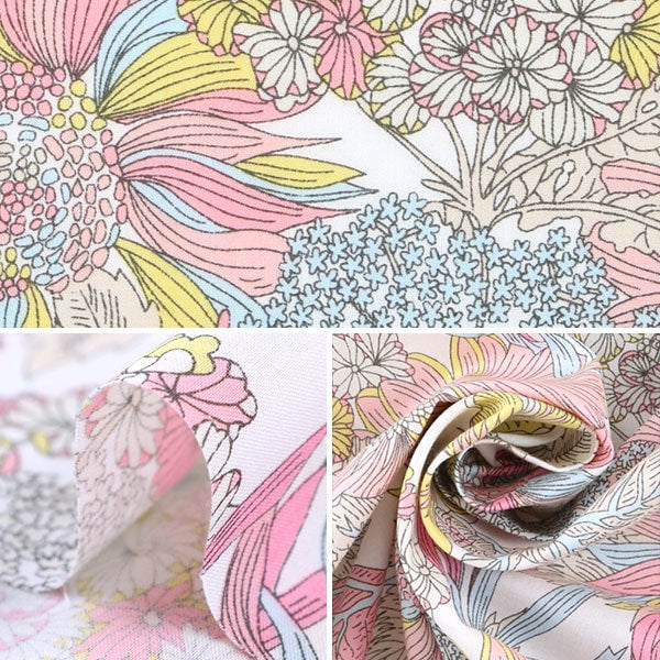 【数量5から】 生地 『LIBERTY リバティプリント タナローン アンジェリカ・ガーラ 3631034-DE』 Liberty Japan リバティジャパン