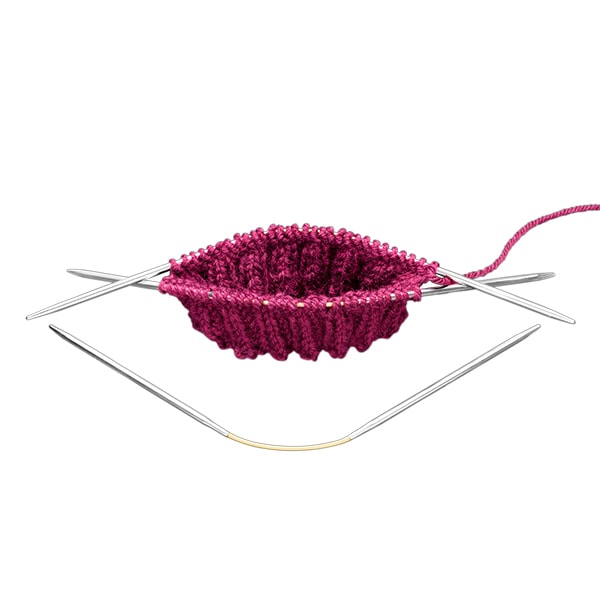 إبر الحياكة "addiCraSyTrio SHORT (Addi Crazy Trio Short) حجم الإبرة 5.0 مم" addi Addi