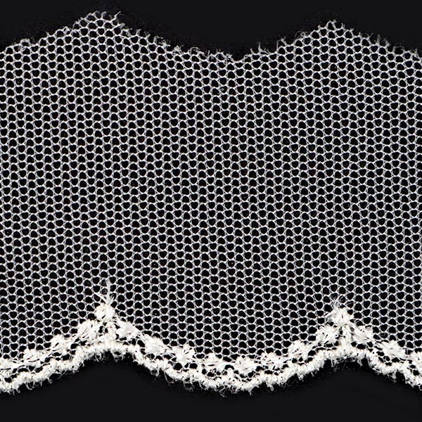 【数量5から】 レースリボンテープ 『シルバーラメチュールレース 幅約40mm 874004S』