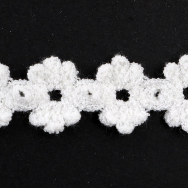 【数量5から】 レースリボンテープ 『ストレッチトーションレース 約19mm幅 41062S オフホワイト』