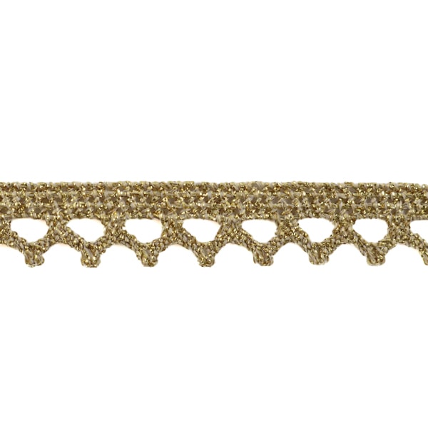 【数量5から】 レースリボンテープ 『ラメトーション 約10mm幅 ゴールド 2546G』
