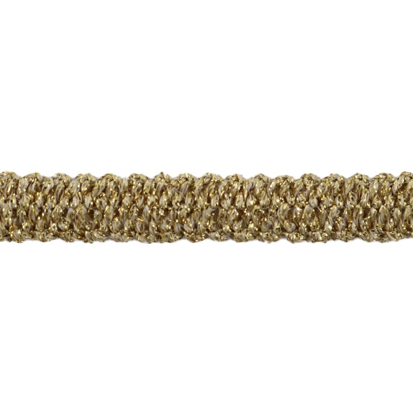 【数量5から】 レースリボンテープ 『ラメトーション 約8mm幅 ゴールド 2833G』
