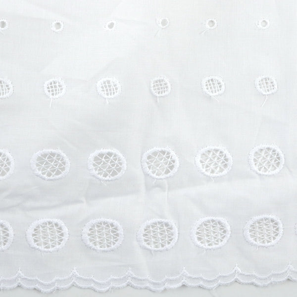 【数量5から】 レースリボンテープ 『綿レース 幅約12cm 広幅 OK14446-1』