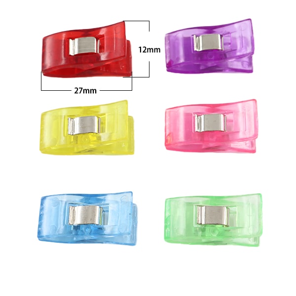 클립 "60 개의 다채로운 클립을 가진 구색"