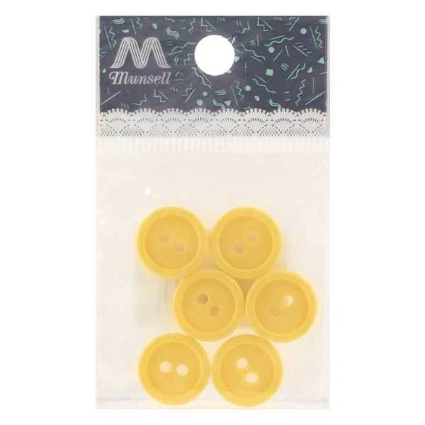 按鈕“兩個孔按鈕15mm 6件黃色PYTD20-15”