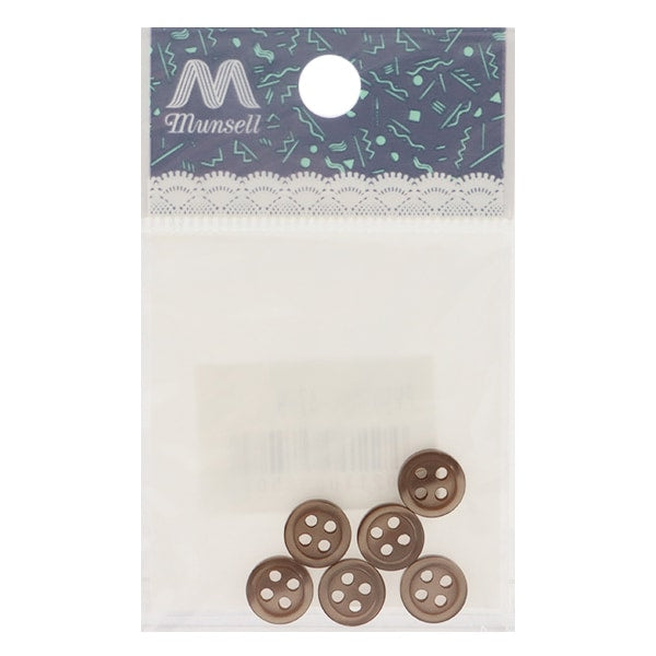 按钮“衬衫按钮4孔9mm 6件47颜色PVSO9001-47-9”