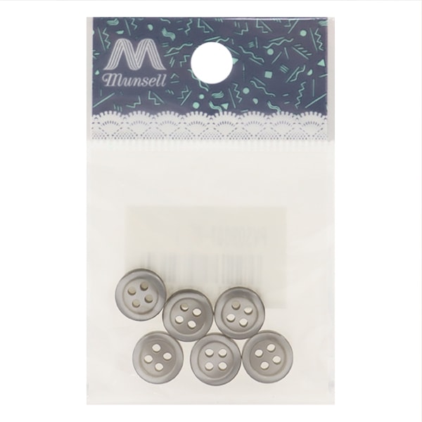 Knopf "Hemdknopf 4 Löcher 10mm 6 Stück 5. Farbe PVSO9001-05-1"