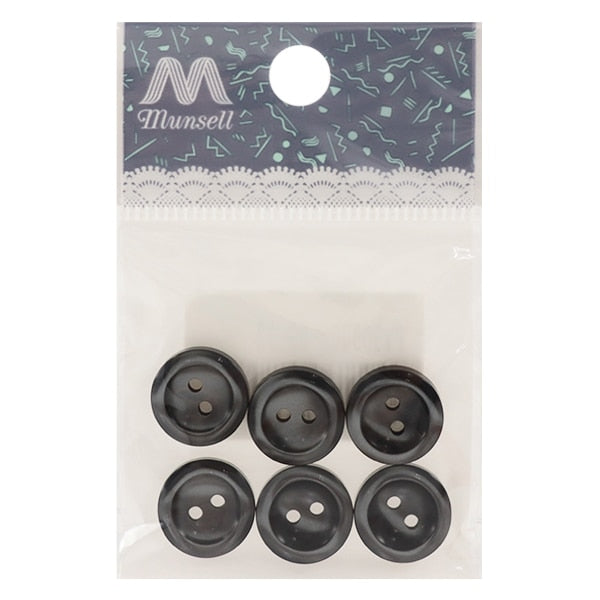 Knopf "Hemdknopf 2 Löcher 13mm 6 Stück 9. Farbe Pvso9003-09-13"