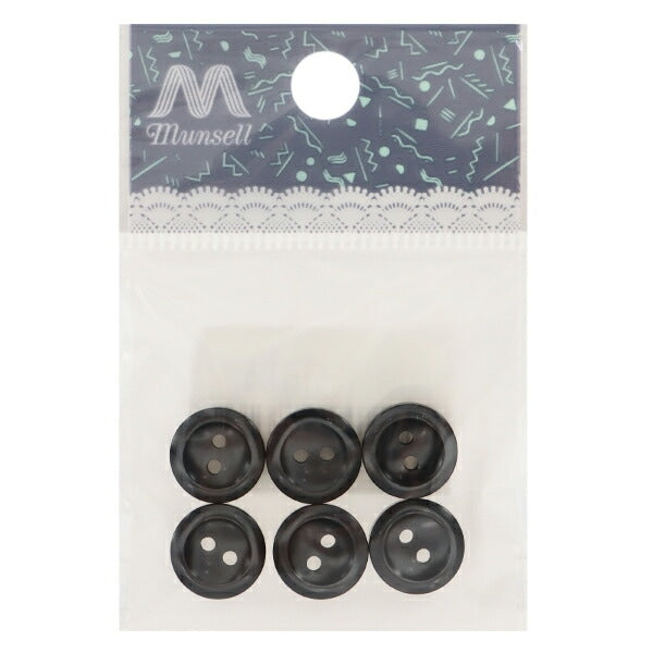 按钮“衬衫按钮2个孔11.5mm 6件9th颜色PVSO9003-09-11.5”