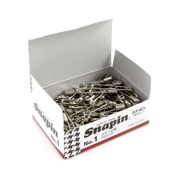 Sicherheitsnadel "Snappin Steel Nr. 1 Gesamt 27mm kleiner Rose 1 Box (100 Stück)" Merzen Mazen