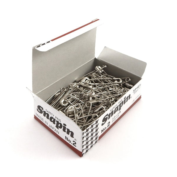 Safety pin "Snappin Steel No.2 Total length 31mm small rose 1 box (100 pieces)" Merzen Mazen