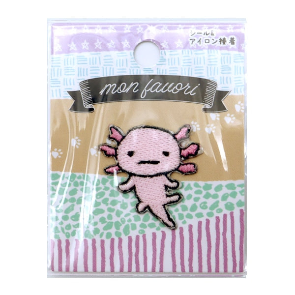 ワッペン 『ゆるっとアニマル ウーパールーパー YAW-15』