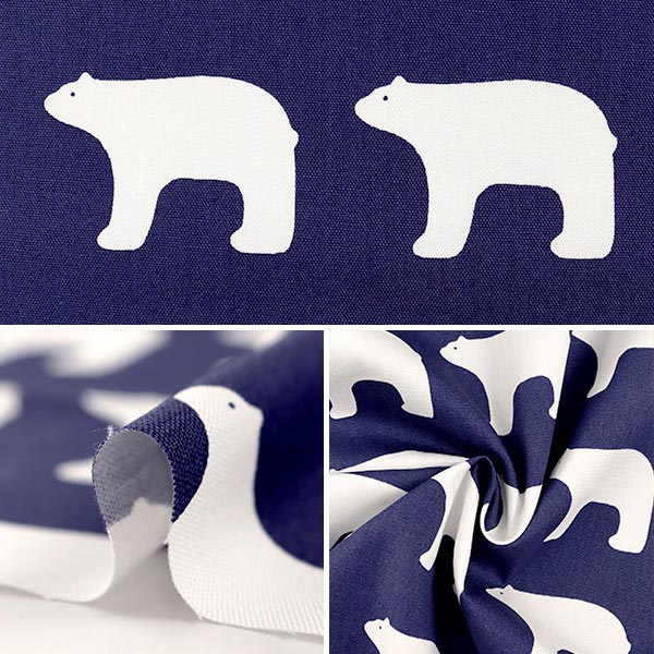 【数量5から】 生地 『kippis(キッピス) オックス シロクマ KPO-06D』