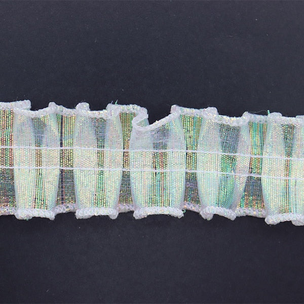 【数量5から】 レース 『オーガンジーボックス 白 1番色 IR011』