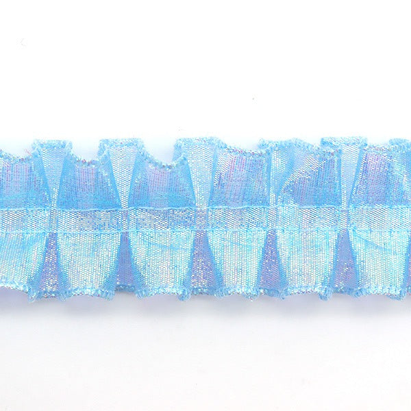 【数量5から】 レース 『オーガンジーボックス サックス 3番色 IR011』