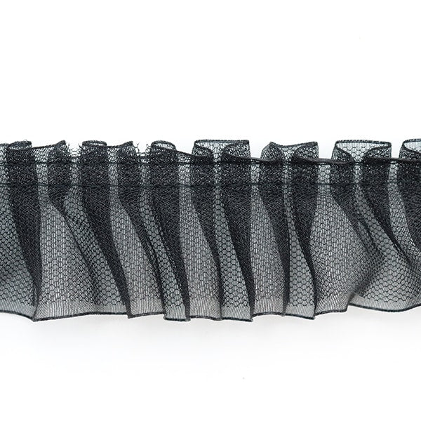 【数量5から】 レース 『チュールボックス 黒 8番色 IR013』