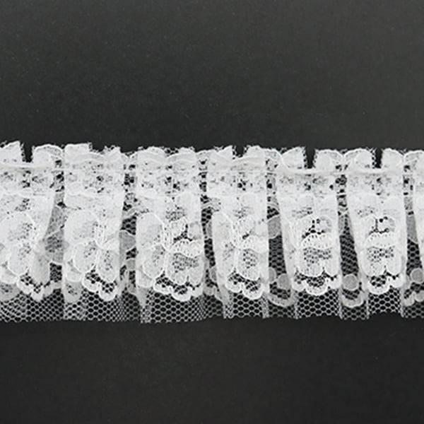 【数量5から】 レース 『ラッセルボックス 白 1番色 IR017』