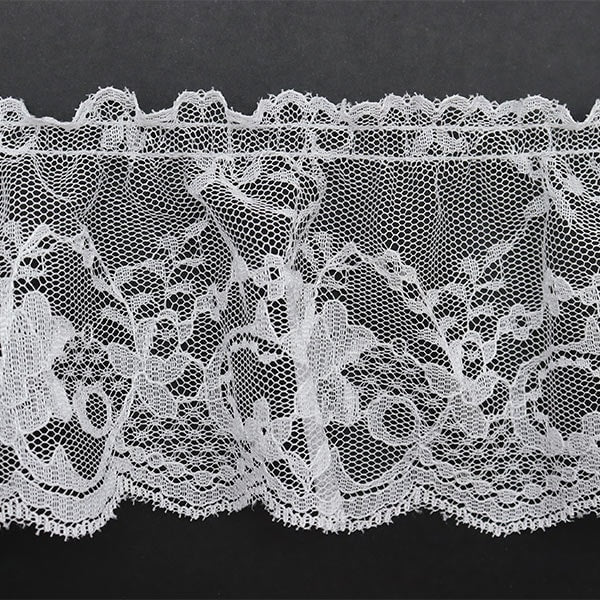 【数量5から】 レース 『ラッセルフリル 幅約8cm 1番色 31002T』