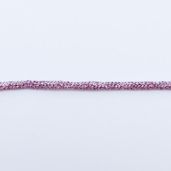 【数量5から】 レース 『羽衣コード 幅約3mm ピンク 1600-3』