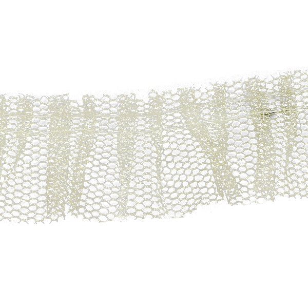 【数量5から】 レース 『ラメネットボックス 幅約3cm 1番色 BF3363』