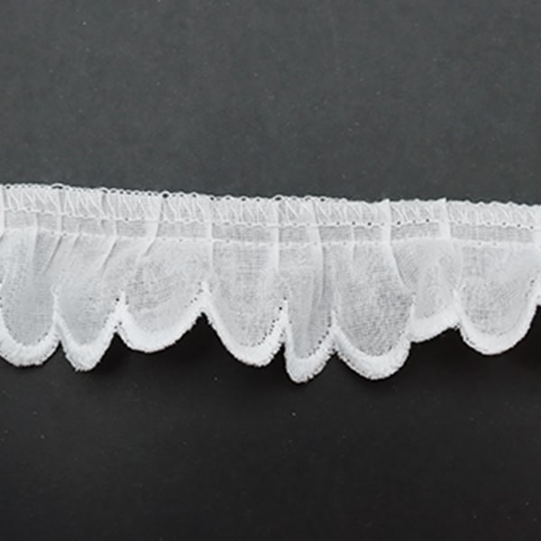 【数量5から】 レース 『綿フリル 1番色 1092F-1』