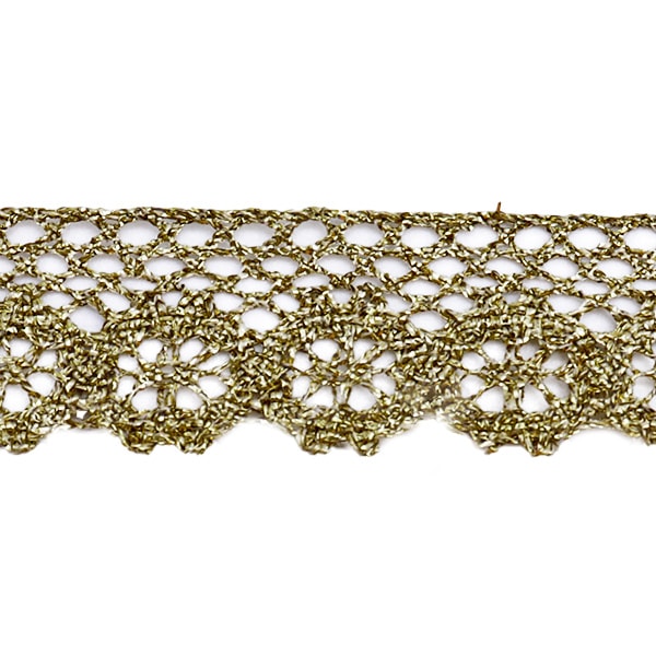 【数量5から】 レース 『ラメトーション ゴールド 40-G』