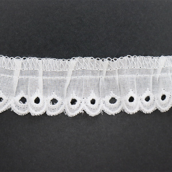 【数量5から】 レース 『綿フリル 2番色 4753F-2』