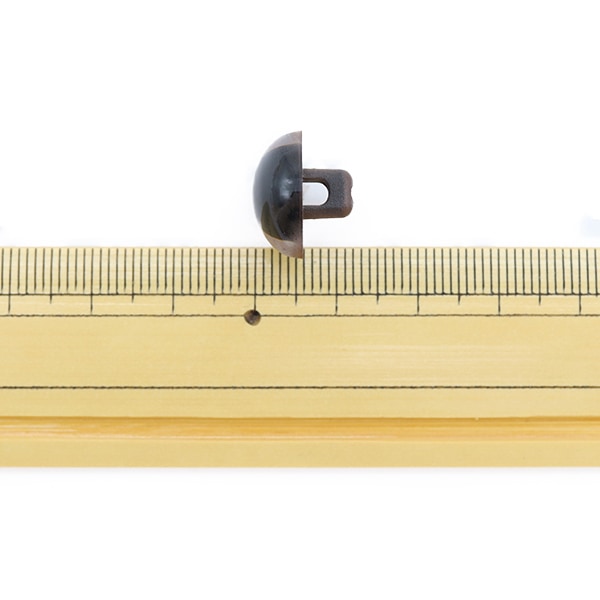 أجزاء العين اليدوية "نوع زر العين B بني فاتح 15 ملم 4 قطع B1-JA(a04)"