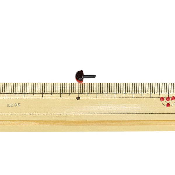 Handwerksteile "Katze Auge Bernstein 9mm 8 Stück B1-Ja (A26)" "