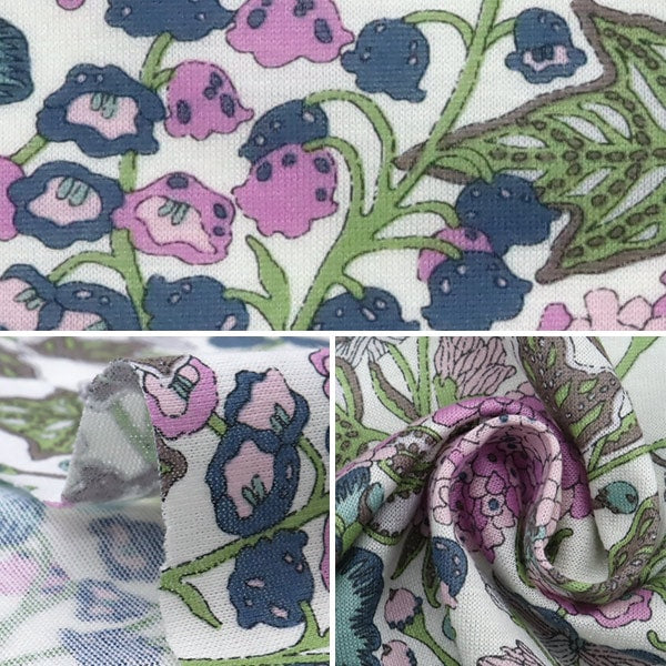 【数量5から】 生地 『LIBERTY リバティプリント 60/2天竺 エドナ 3634279-XK』 Liberty Japan リバティジャパン