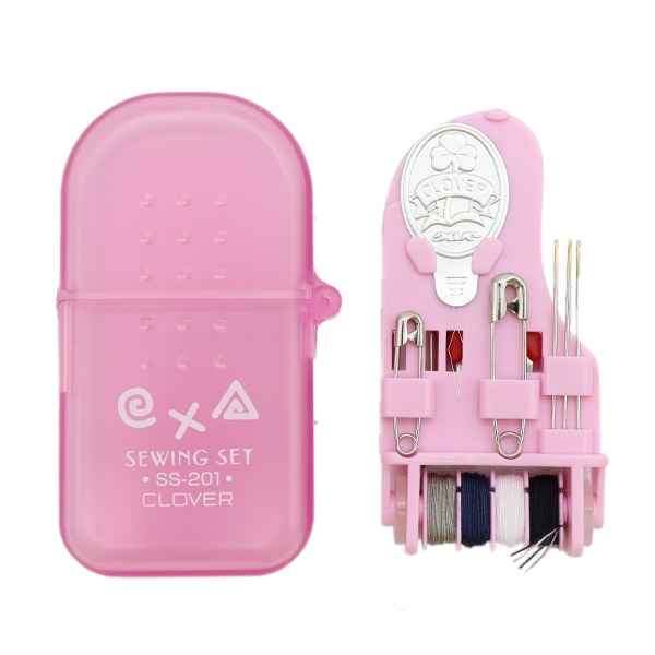 Set de costura Herramienta de coser "Juego de costura SS-2010 Pink 38-122" Clover