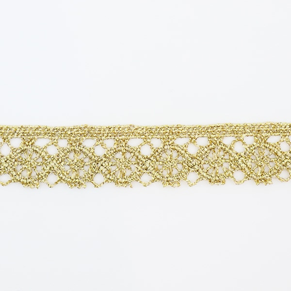 【数量5から】 レースリボンテープ 『ラメトーション ゴールド 2109G』