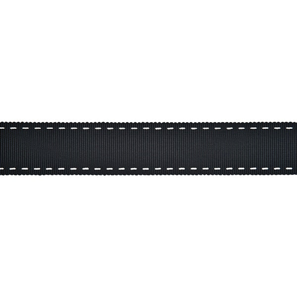 【数量5から】 リボン 『ステッチグログランリボン 4649K 幅約2.5cm 3番色』 MOKUBA 木馬