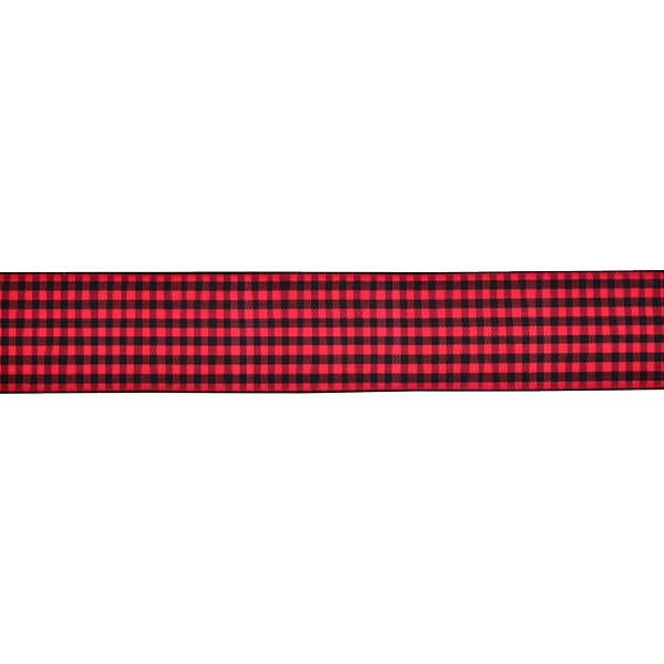 【数量5から】 リボン 『チェックリボン 4718K 4番色』 MOKUBA 木馬