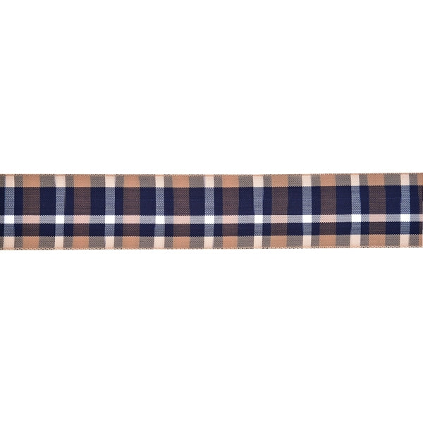 【数量5から】 リボン 『チェックリボン 4728K 3番色』 MOKUBA 木馬