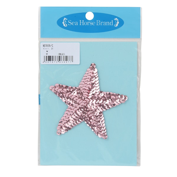 ワッペン 『スパンコールモチーフ M2909/C-31』