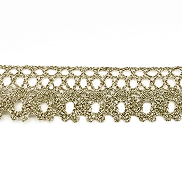 【数量5から】 レースリボンテープ 『ラメトーション ゴールド 35-G』