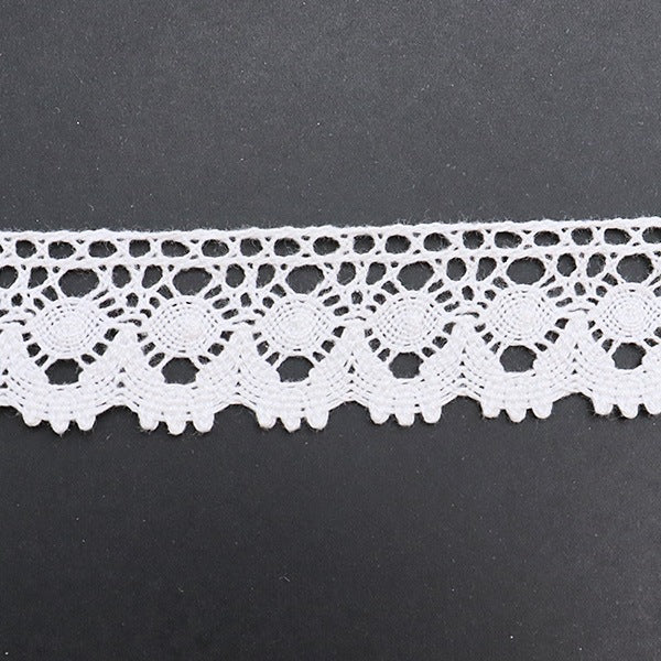 【数量5から】 レースリボンテープ 『綿トーションレース 2番色 621-2』