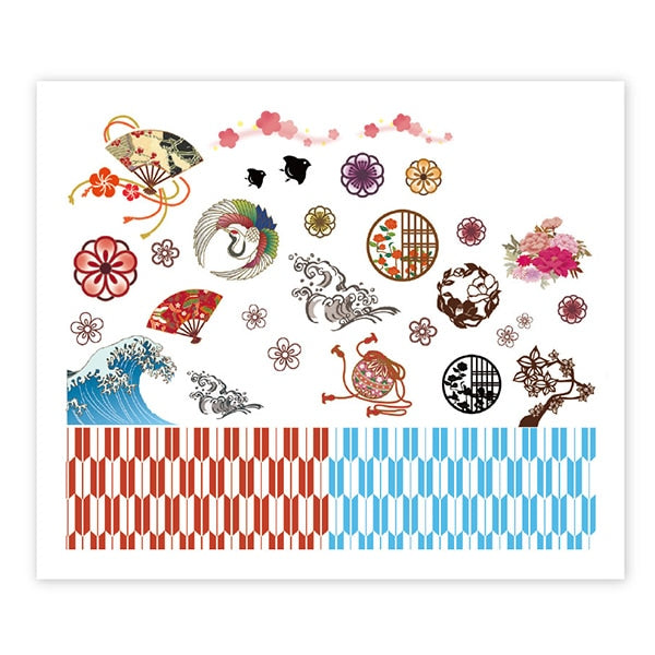 مادة الراتنج "ورقة توضيحية واضحة لمروحة صغيرة على الطراز الياباني RISP-09"