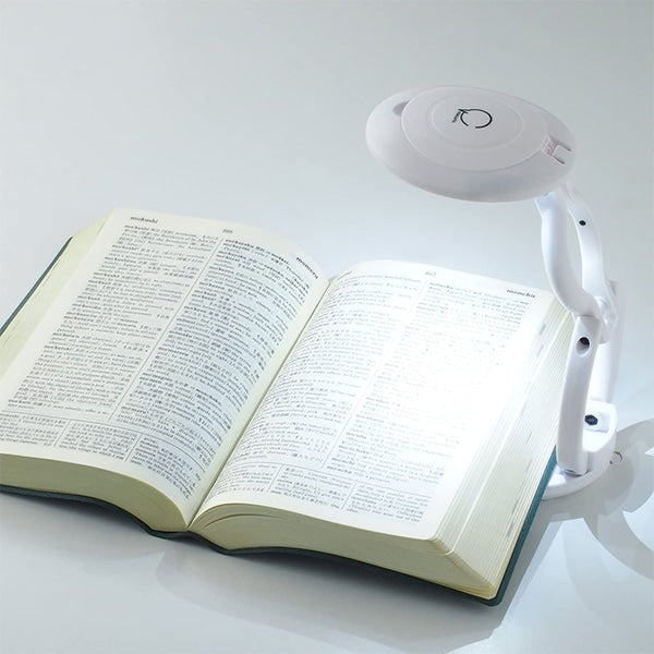 ルーペ 『LED付き マルチルーペ ホワイト 3R-LIGHT-04WT』