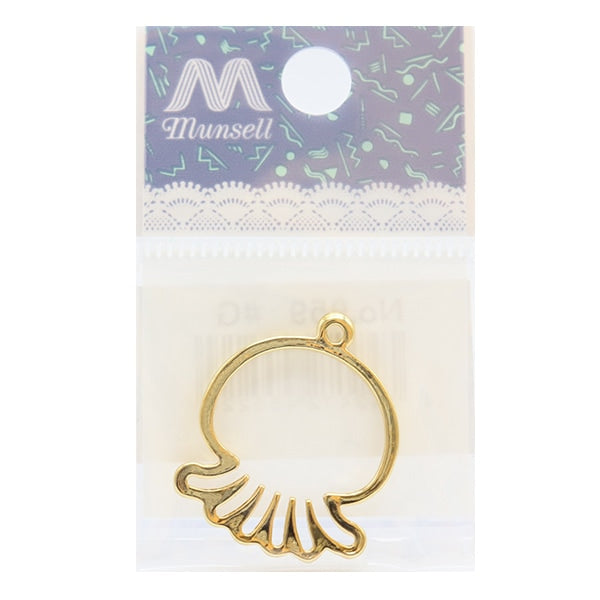 手芸金具 『くらげフレーム ゴールド 1個入り No.959』