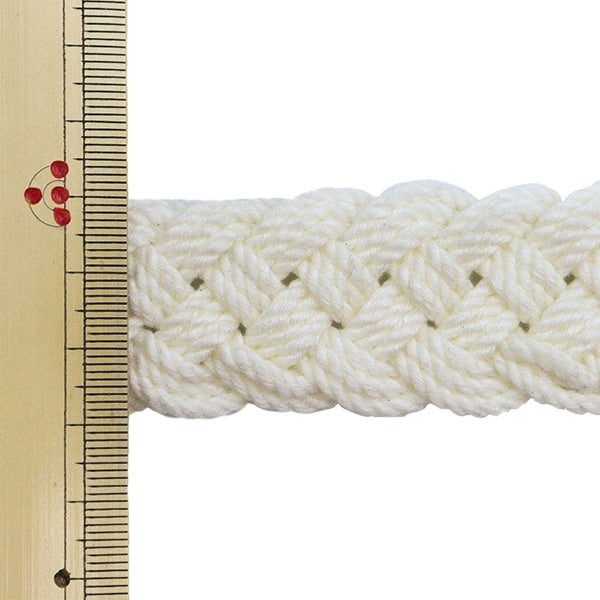 【数量5から】 手芸テープ 『厚地メッシュカバンテープ 幅約3cm オフホワイト 88-510-OW』 KOKKA コッカ