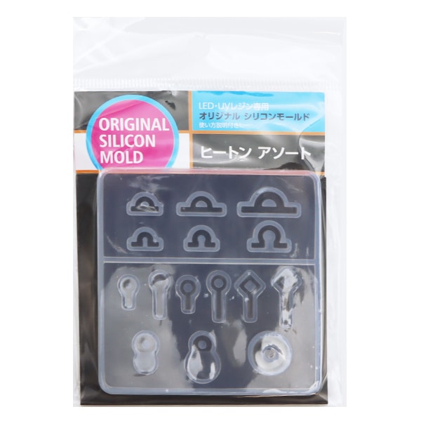 レジンモールド 『シリコンモールド ヒートンアソート 10-3222』