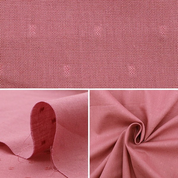 【数量5から】 生地 『60カットボイル(ドット小) ダークピンク IA-CUTVS-DPK』