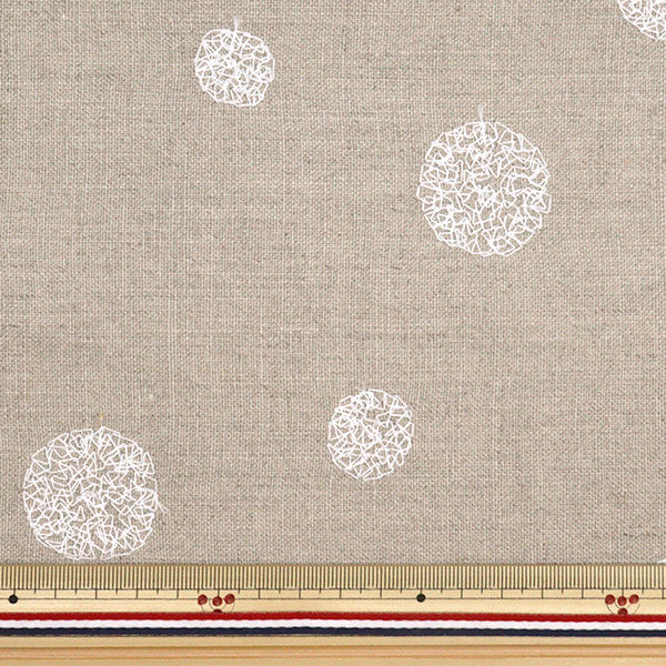 【数量5から】 生地 『麻レース SR2008E-NN-K』