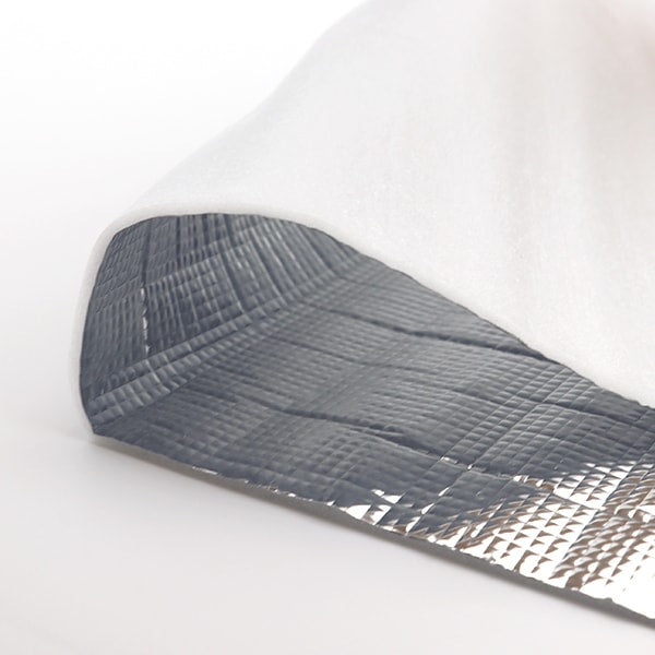 Tissu "Feuilles de refroidissement en aluminium et chauds Tissu coupé Environ 50 cm x 50 cm d'épaisseur 0,2 cm C-AS61136-20"