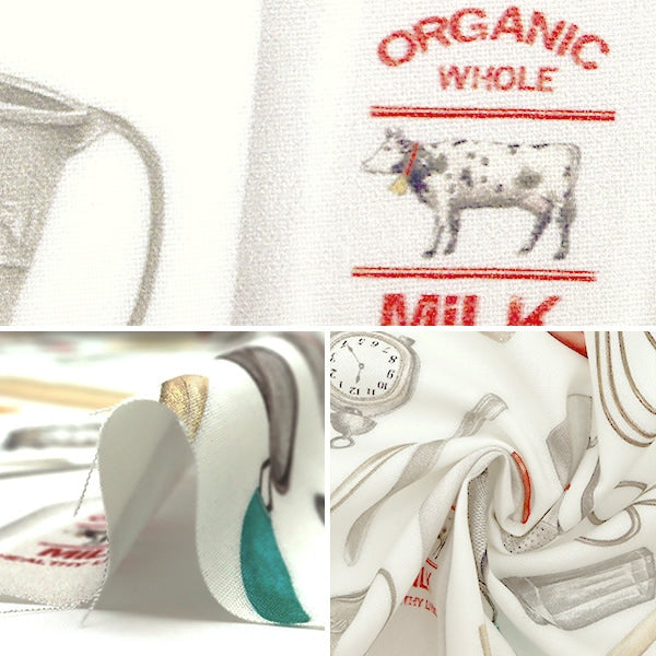 【数量5から】 生地 『インクジェットプリント 調理器具 19298-1』 USAコットン