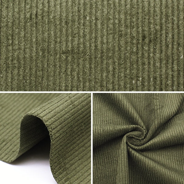 【数量5から】 生地 『8Wコーデュロイ ソフト加工 ソフトカーキ COR8W-5』